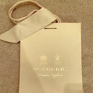 Authentic Burberry paper bag